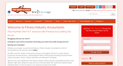 Desktop Screenshot of fitnessindustryaccountants.com